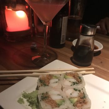 Houston's Restaurant - Coconut roll with shrimp! - New American Near Me - Irvine, California Houston's Restaurant - Coconut roll with shrimp! - New American Near Me - Irvine, California