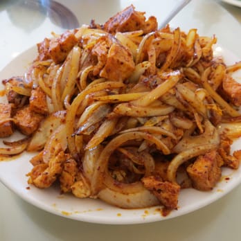 Little Garden - Spicy tofu and onions - Szechuan Near Me - Bellevue, Washington