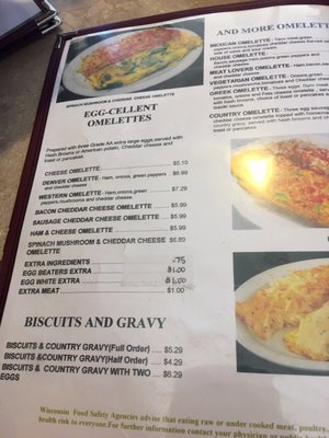 Menu photo 6 Amery Family Restaurant Amery, WI