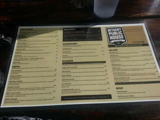 Menu photo 6 Bethany Public House Portland, OR Menu photo 6 Bethany Public House Portland, OR