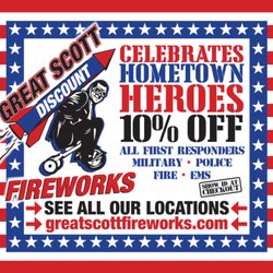 Great Scott Fireworks - 2017 Season
