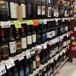 Olympic Liquor & Grocery - Part of the wine selection