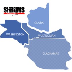 Shrum's Pest Control - Service Area - Shrums Pest Control