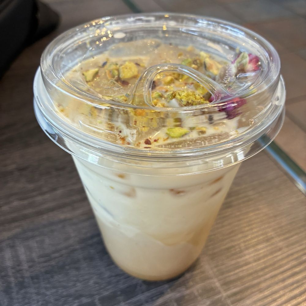 Canani Coffee - Pistachio rose latte - Coffee & Tea Near Me - Pomona, California