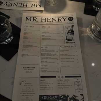 Mr. Henry - Cocktail Bars Near Me - Raleigh, North Carolina
