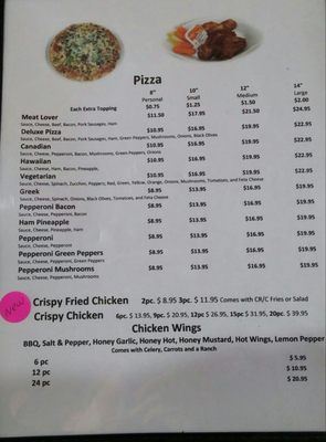 Menu photo 5 Two Hills Pizza & Wings Two Hills, AB
