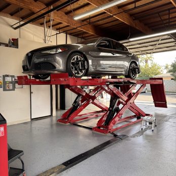 Top Alignment - My Alfa getting an alignment by Matthew - Auto Repair Near Me - Ontario, California