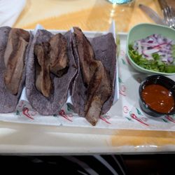 Q Chingon Mexican Restobar - Lengua tacos