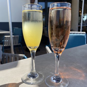 Bluewater Grill - Bottomless Mimosas on a beautiful Saturday morning by the sea! - Seafood Near Me - Santa Barbara, California