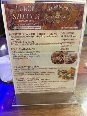 Menu photo 3 El Rancho Albany, NY