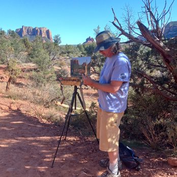 Little Horse Trail - Live painter visiting, very cool. - Hiking Near Me Little Horse Trail - Live painter visiting, very cool. - Hiking Near Me