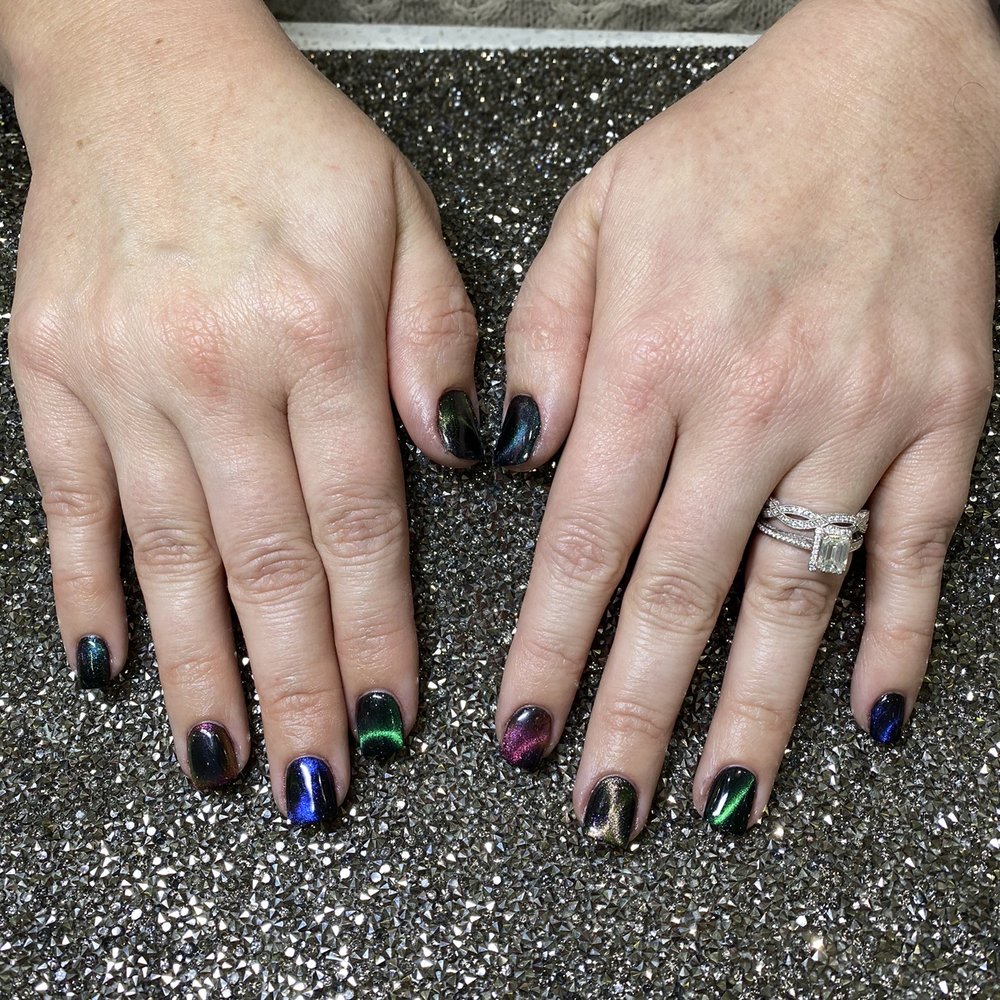 Maxiam Nail Bar - Cats eye nails!! - Nail Salons Near Me - Euless, Texas