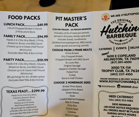 Menu photo 6 The Original Roy Hutchins Barbeque Arlington, TX Menu photo 6 The Original Roy Hutchins Barbeque Arlington, TX