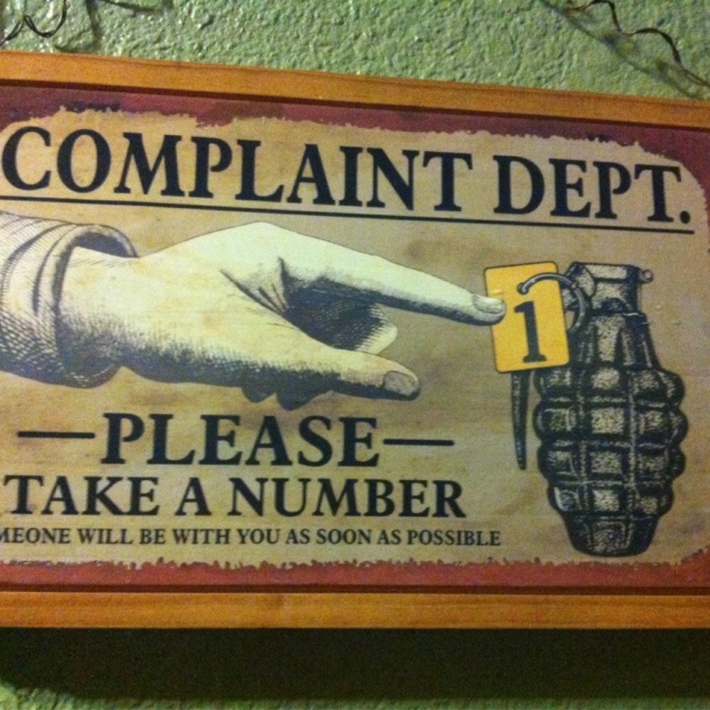 TJ's Roadhouse - Excellent food and humor. This is a sign at the entrance. Don't worry, there is nothing to complain about. - American Near Me - Colfax, California TJ's Roadhouse - Excellent food and humor. This is a sign at the entrance. Don't worry, there is nothing to complain about. - American Near Me - Colfax, California