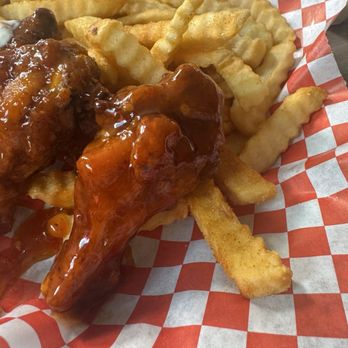Hot Tender Wings - Mango habanero and fries - Mexican Near Me - Carson, California Hot Tender Wings - Mango habanero and fries - Mexican Near Me - Carson, California