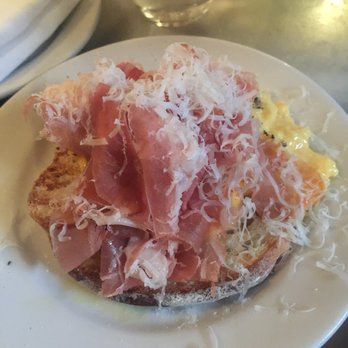 Buvette - Jambon Cru (eggs & prosciutto with shaved parmesan) - French Near Me - New York, New York