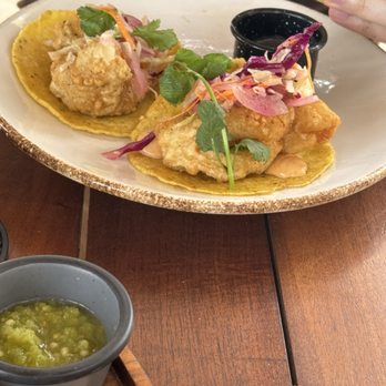 ZIGGY Beach Club & Restaurant - Shrimp Tacos Baja Style - Mexican Near Me - Tulum, ROO