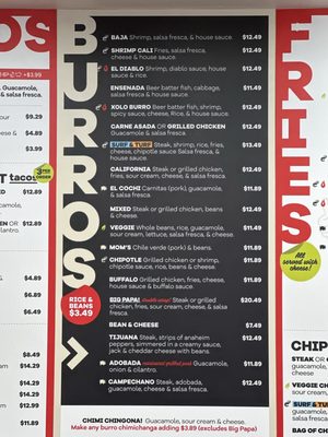 Menu photo 6 Burros & Fries Seal Beach, CA Menu photo 6 Burros & Fries Seal Beach, CA