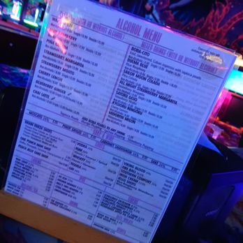 Arcade Monsters - Alcohol menu - Arcades Near Me - Orlando, Florida
