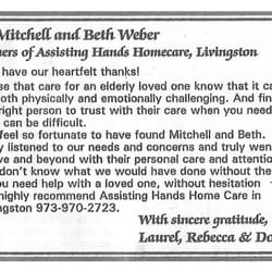 Assisting Hands - Our Clients Love Us!