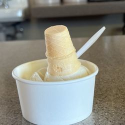Single cup Vanilla with kid cone