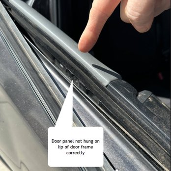 Audio Express - door panel installed wrong. Panel bowing - Car Stereo Installation Near Me - Albuquerque, New Mexico