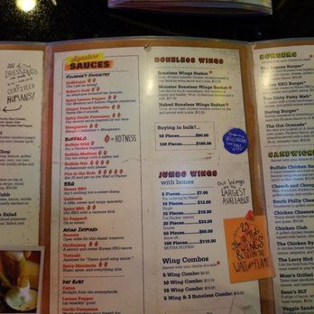 Pluckers Wing Bar - Webster - Wing menu - flavors and prices - Chicken Wings Near Me - Webster, Texas