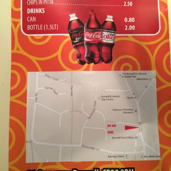 Burwell Kebab - Drinks and exact location...in carpark of Burwell Ex Service & Social Club - Food Trucks Near Me - Burwell, CAM