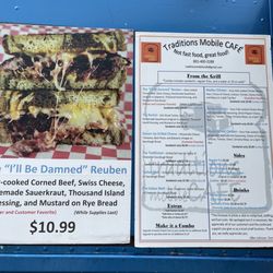 Traditions Mobile Cafe’ - Menu