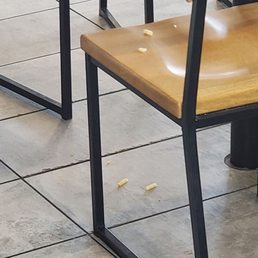 Food on floor