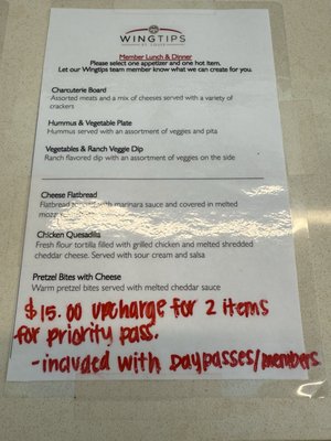 Menu photo 5 Wingtips Lounge St. Louis, MO