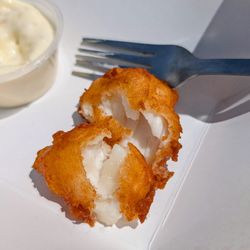 South Beach Fish Market - Halibut fish & chips internal view