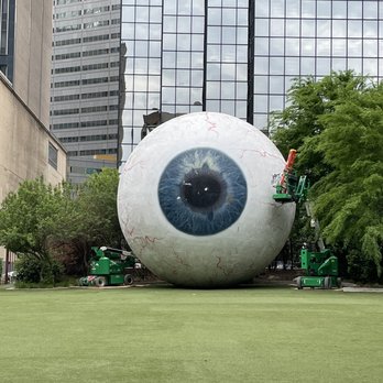 Giant Eyeball - "Here's looking at you kid" - Landmarks & Historical Buildings Near Me - Dallas, Texas Giant Eyeball - "Here's looking at you kid" - Landmarks & Historical Buildings Near Me - Dallas, Texas