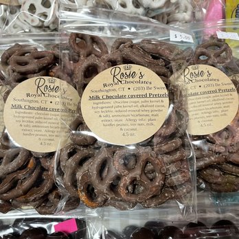Rosie’s Royal Chocolates - Chocolate Covered Pretzels - Chocolatiers & Shops Near Me - Southington, Connecticut Rosie’s Royal Chocolates - Chocolate Covered Pretzels - Chocolatiers & Shops Near Me - Southington, Connecticut