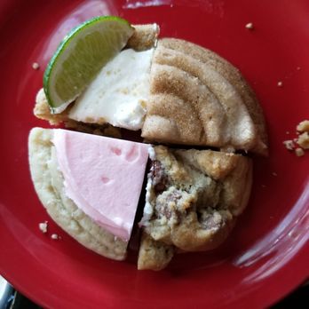 Crumbl - Carlsbad - Pink Sugar, Key Lime, Churro and Chocolate chip - Bakeries Near Me - Carlsbad, California