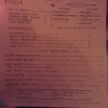 ROUX - Menu - Cocktail Bars Near Me - Rochester, New York