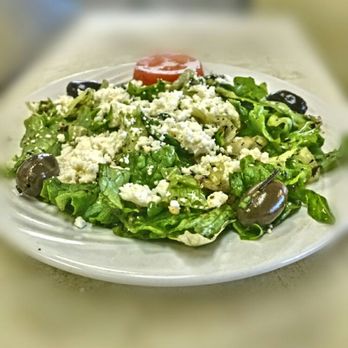 Arzi's Cafe - Our feta salad with house dressing. - Lebanese Near Me - Central, Louisiana Arzi's Cafe - Our feta salad with house dressing. - Lebanese Near Me - Central, Louisiana