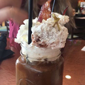 Another Broken Egg Cafe - spiked nutella iced latte - Breakfast & Brunch Near Me - Clearwater Beach, Florida