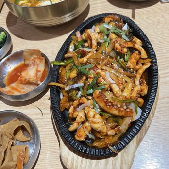 Seoul Tofu - Spicy E6. Stir-fried Squid (오징어 볶음) - Korean Near Me - Queens, New York