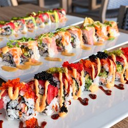 V Lounge - Sushi plates available at V Lounge