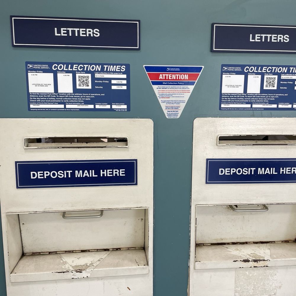 US Post Office - Mail deposit slots inside the post office. - Post Offices Near Me - Apopka, Florida US Post Office - Mail deposit slots inside the post office. - Post Offices Near Me - Apopka, Florida