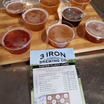 3 Iron Brewing Company - a selection of beers - Breweries Near Me - Colton, California 3 Iron Brewing Company - a selection of beers - Breweries Near Me - Colton, California