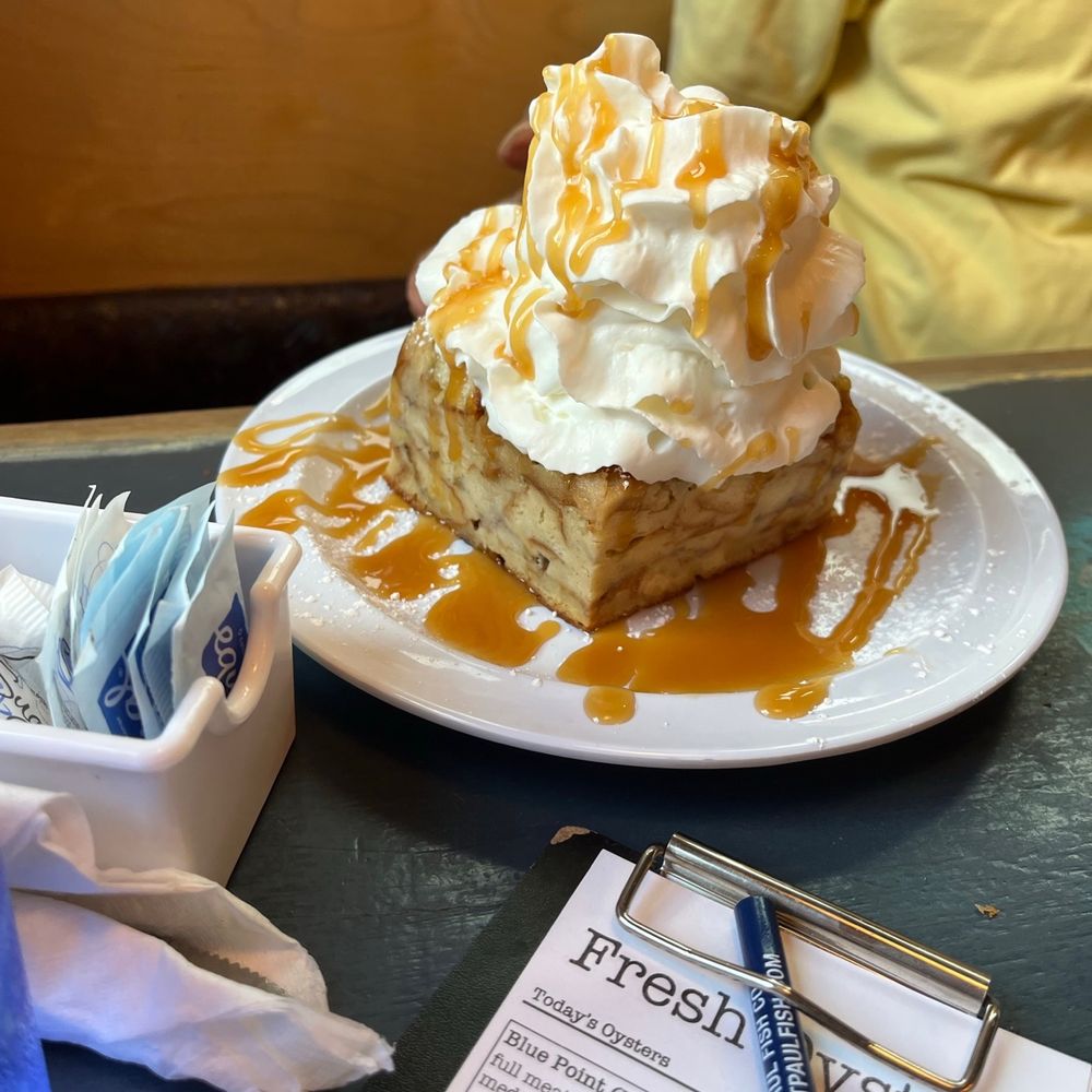 St. Paul Fish - Mequon - Bread pudding - Seafood Near Me - Mequon, Wisconsin St. Paul Fish - Mequon - Bread pudding - Seafood Near Me - Mequon, Wisconsin