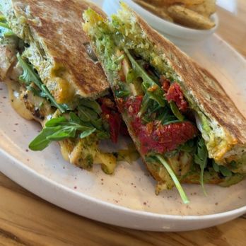 Coffee Crush - Pesto chicken sandwich - Coffee & Tea Near Me - San Antonio, Texas