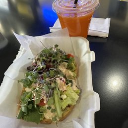 Special of the Day Spicy Avocado Toast and Morning Bliss