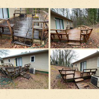 Peachy Painters - We made this slippery filthy deck look amazing! - Painters Near Me Peachy Painters - We made this slippery filthy deck look amazing! - Painters Near Me