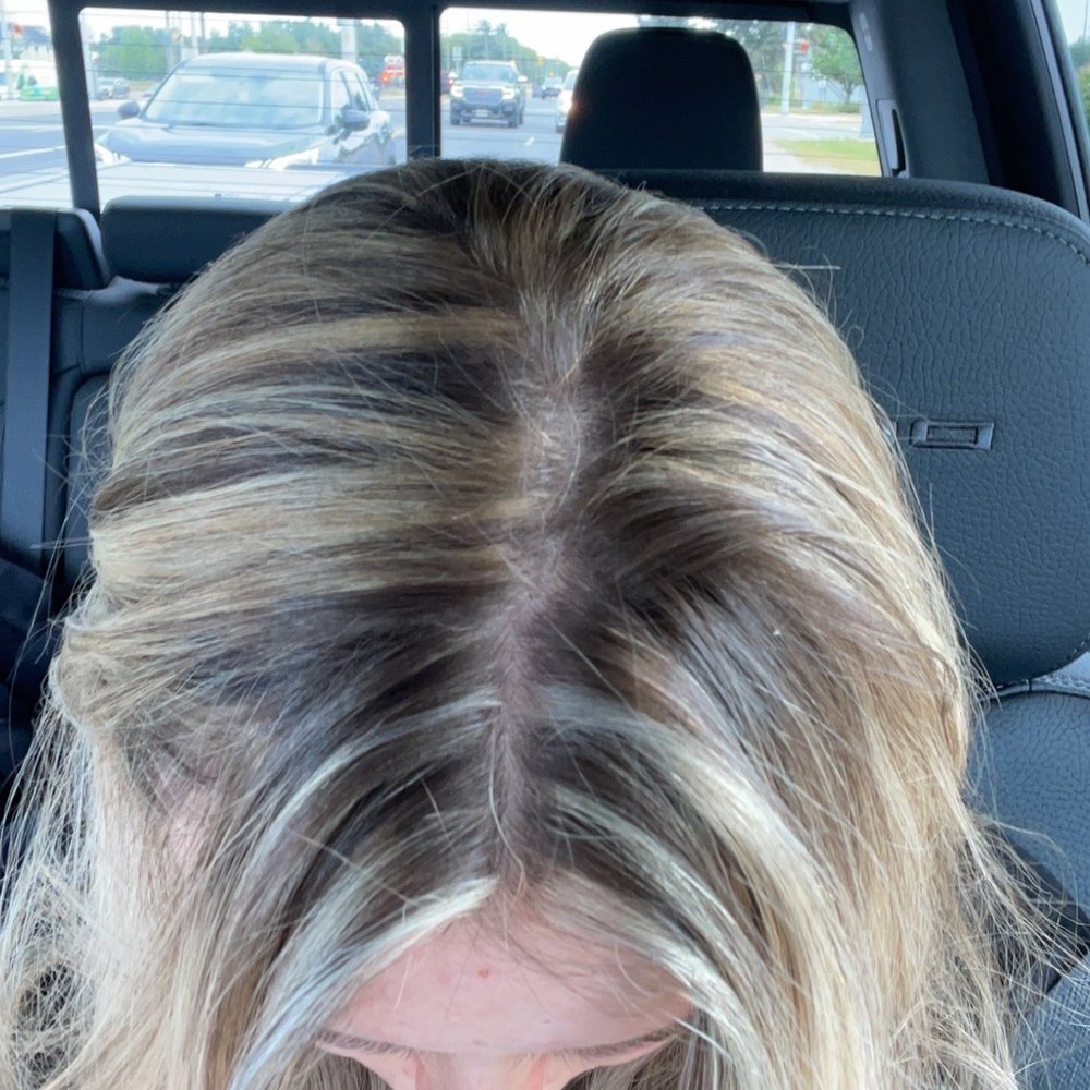 Image Salon - Un-toned, silver hilights - Hair Salons Near Me - Midland, Ontario Image Salon - Un-toned, silver hilights - Hair Salons Near Me - Midland, Ontario