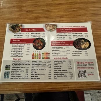 Rock & Noodles - Menu - Korean Near Me - Fresno, California Rock & Noodles - Menu - Korean Near Me - Fresno, California