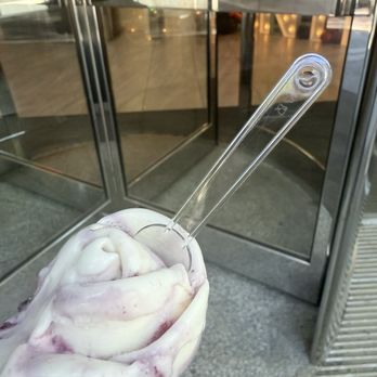 Amorino Gelato - Blueberry gelato in a small cone - Desserts Near Me - Raleigh, North Carolina