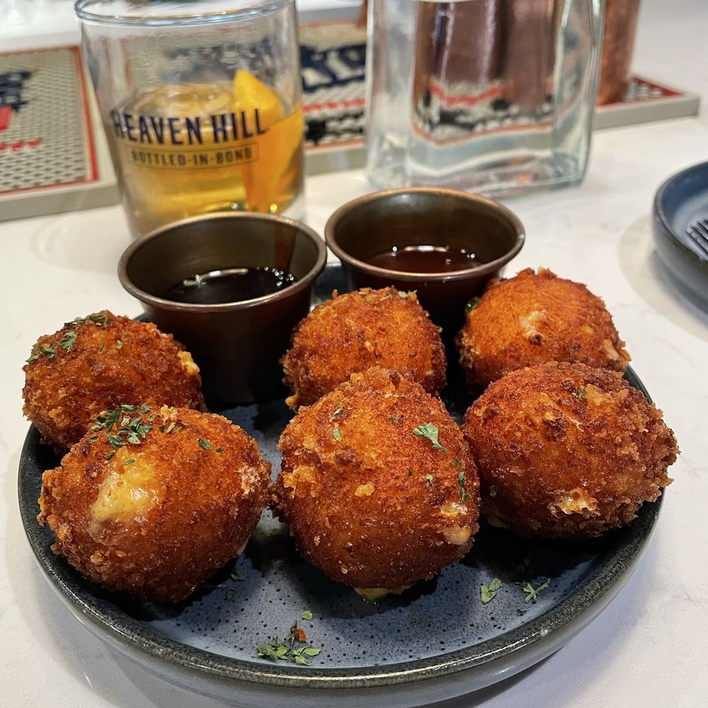Five Brothers Bar & Kitchen - Pimento Cheese Balls! - Distilleries Near Me - Bardstown, Kentucky Five Brothers Bar & Kitchen - Pimento Cheese Balls! - Distilleries Near Me - Bardstown, Kentucky